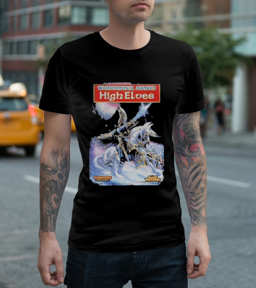 Warhammer Armies High Elves Games Workshop Supplement T-Shirt