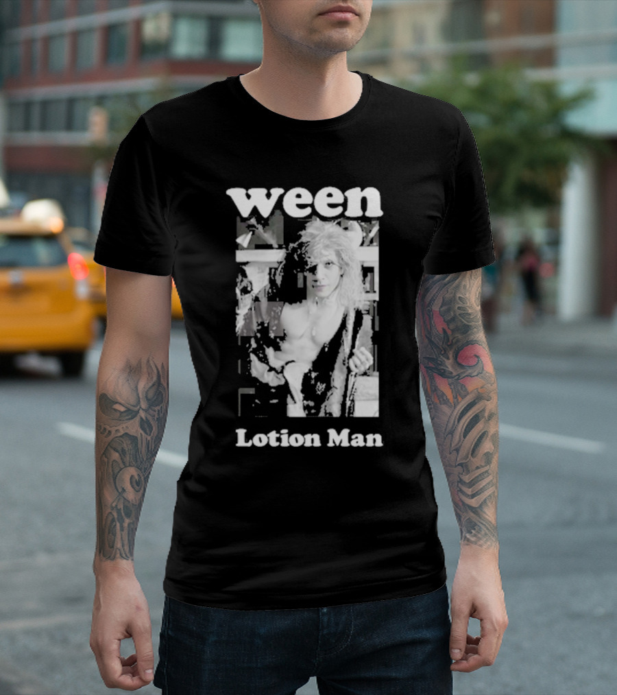 Ween Lotion Man Retro Graphic Tee Rock T-Shirt