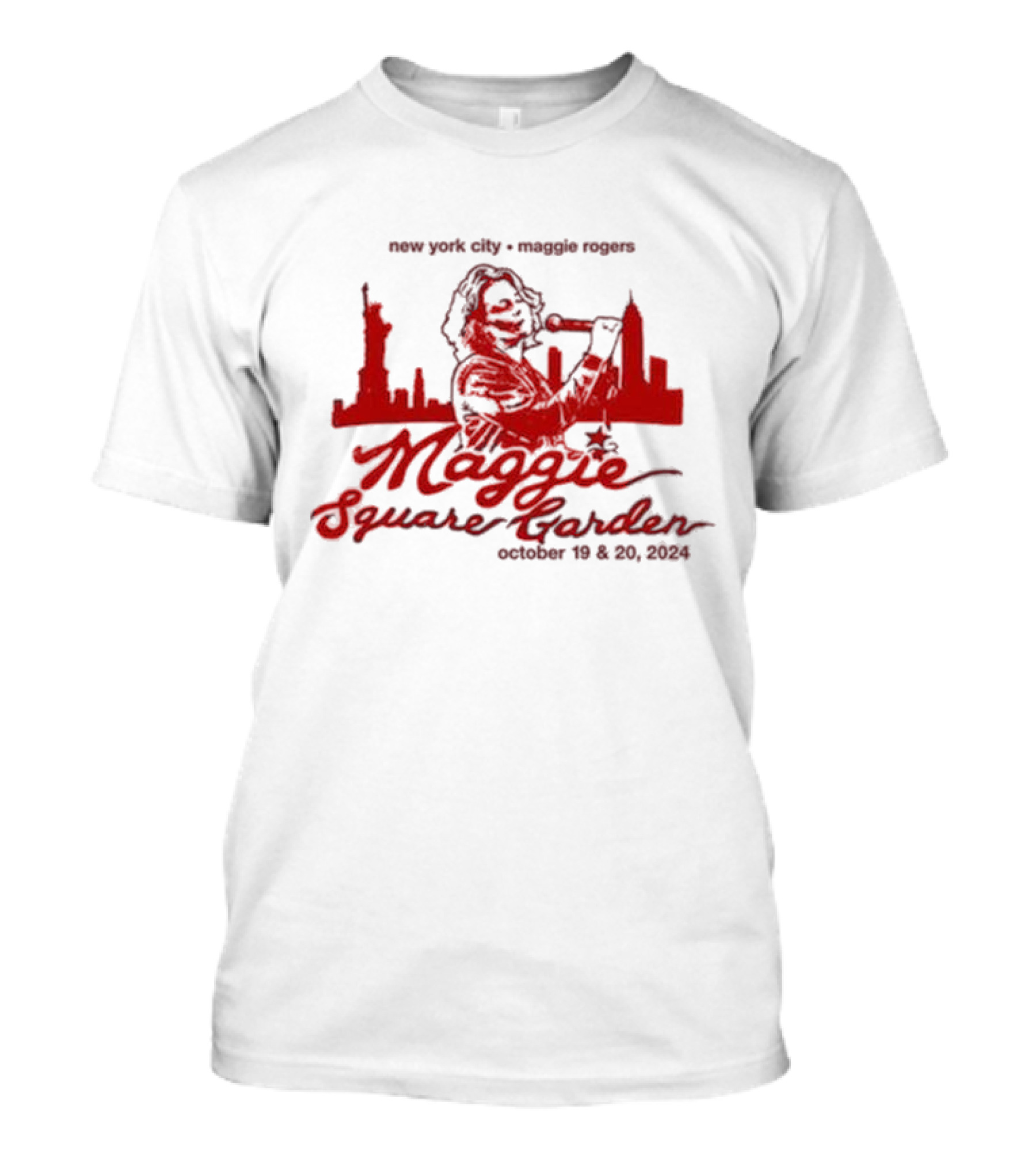 New York City Maggie Rogers Maggie Square Garden October 19 And 20 T-Shirt