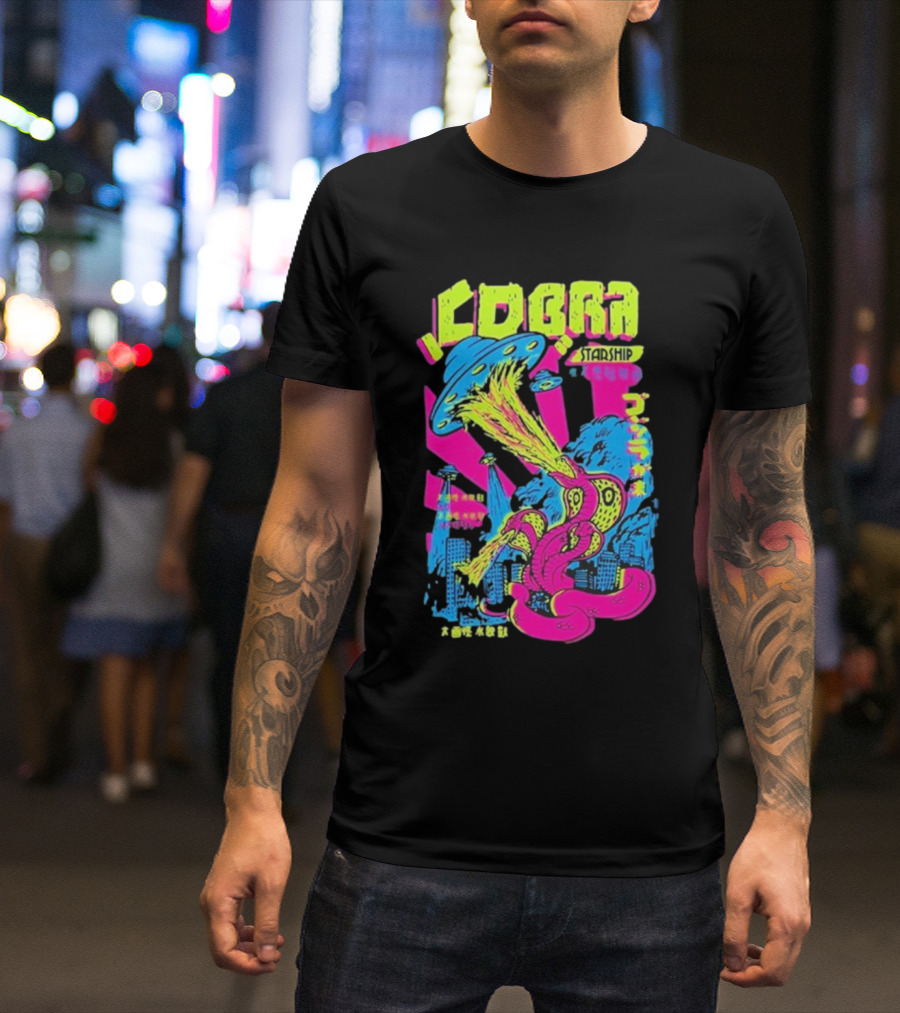 Cobra Starship Neon UFO Cobra Attack T-Shirt