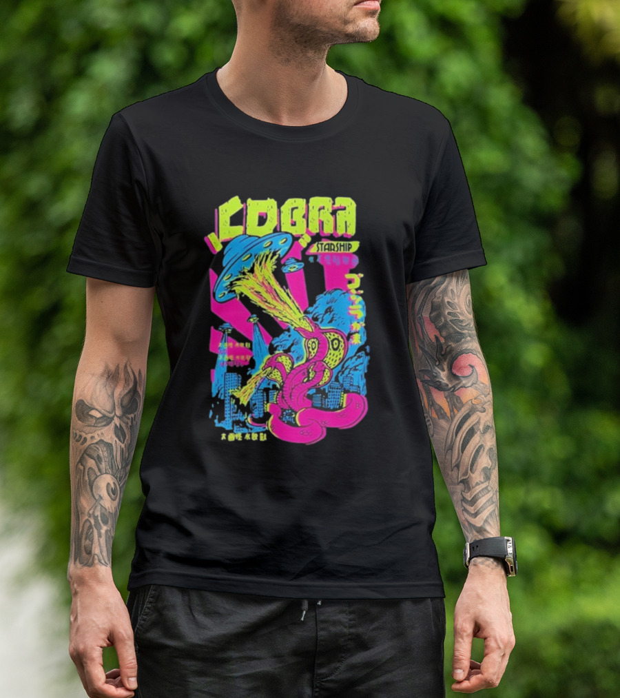 Cobra Starship Neon UFO Cobra Attack T-Shirt