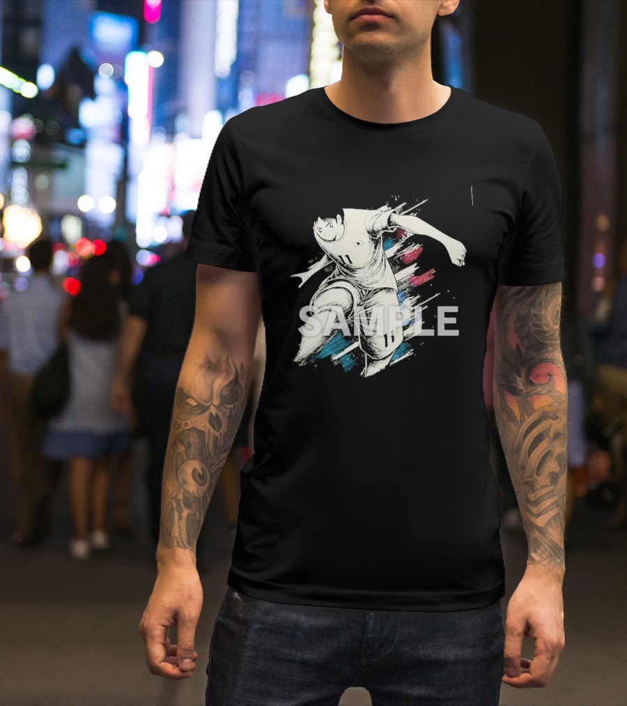 DCS 2024 Final Tournament Celebration Repost Campaign Soccer Player Illustration Sample T-Shirt