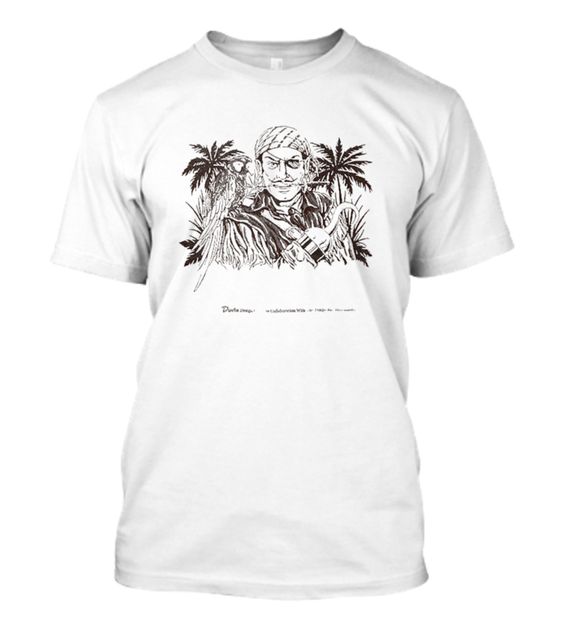 Tampa Bay Buccaneers Fire The Cannons Duvin Designs Co. Collaboration Pirate And Parrot T-Shirt