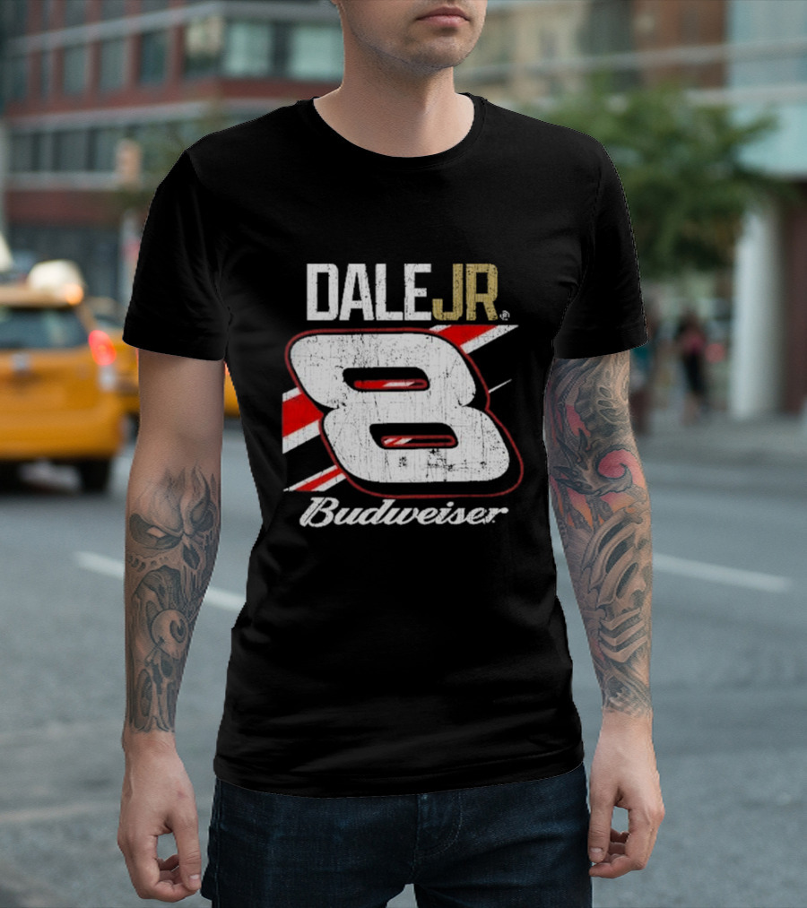 Dale Jr 8 Budweiser Racing T-Shirt