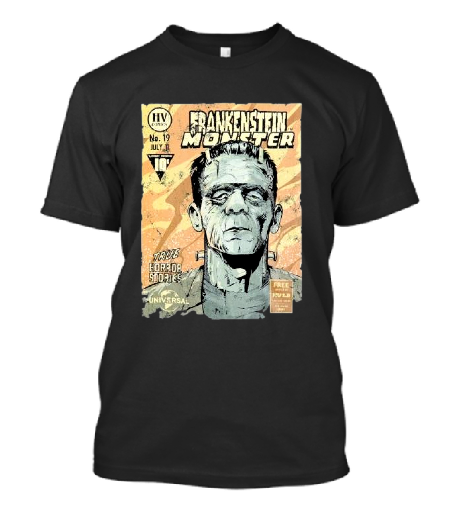 Frankenstein Monster True Horror Stories Universal HV Comics No. 19 July 17 T-Shirt
