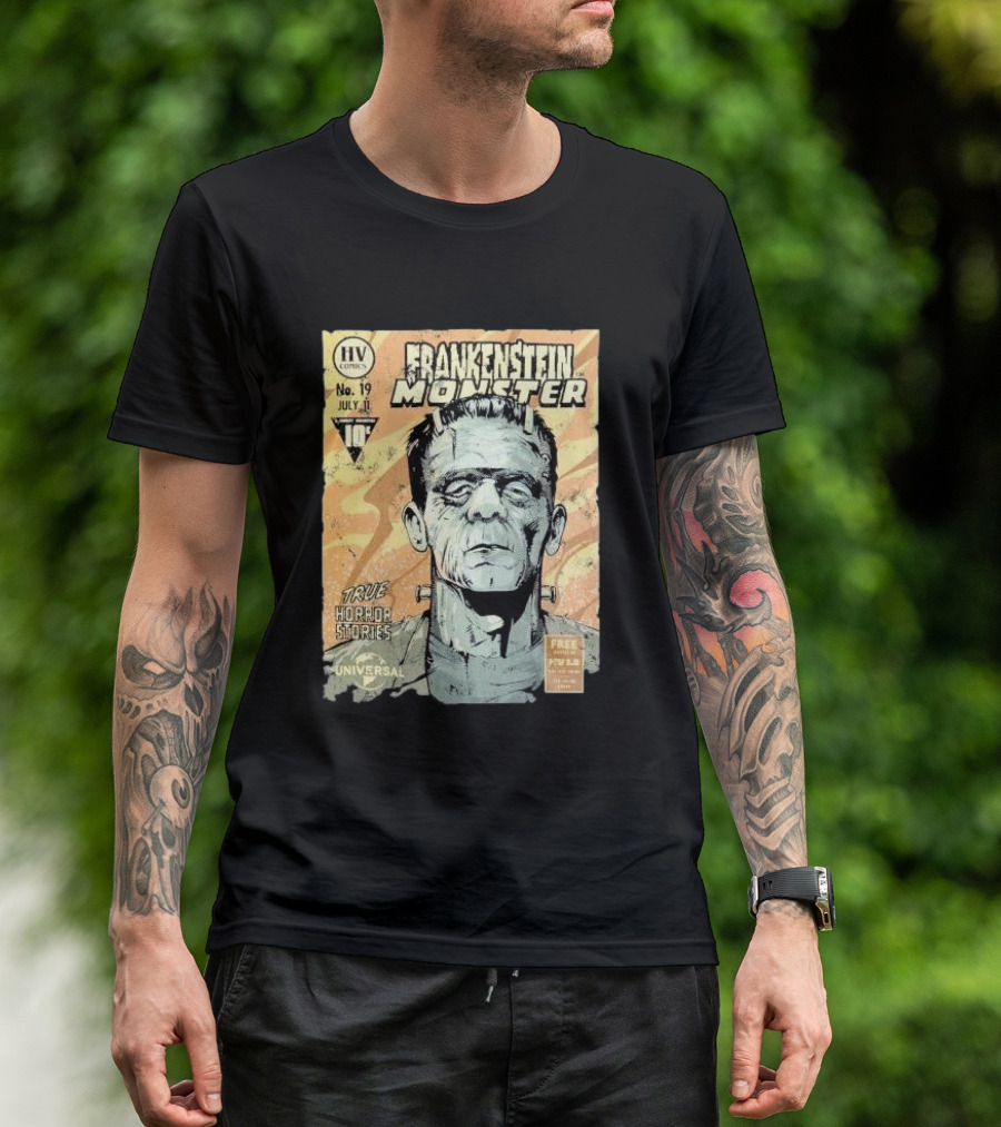 Frankenstein Monster True Horror Stories Universal HV Comics No. 19 July 17 T-Shirt