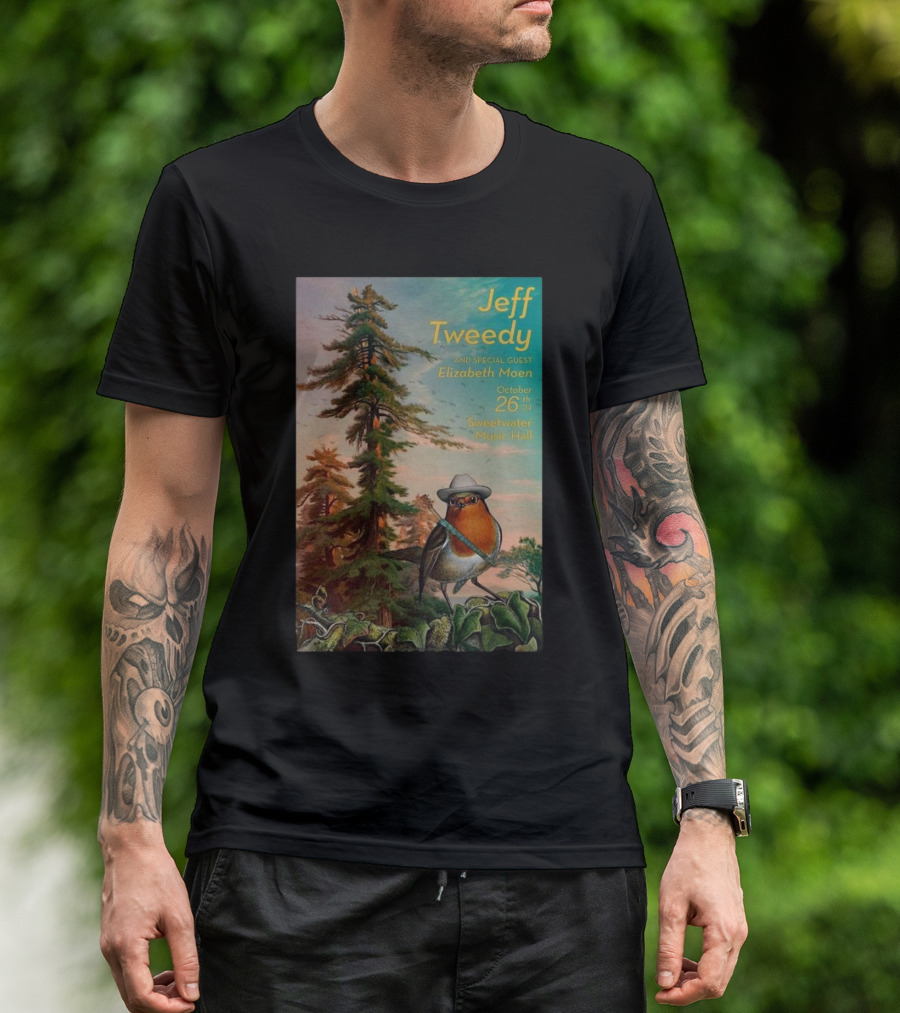 Jeff Tweedy With Elizabeth Moen October 26 2024 Sweetwater Music Hall Mill Valley Ca T-Shirt