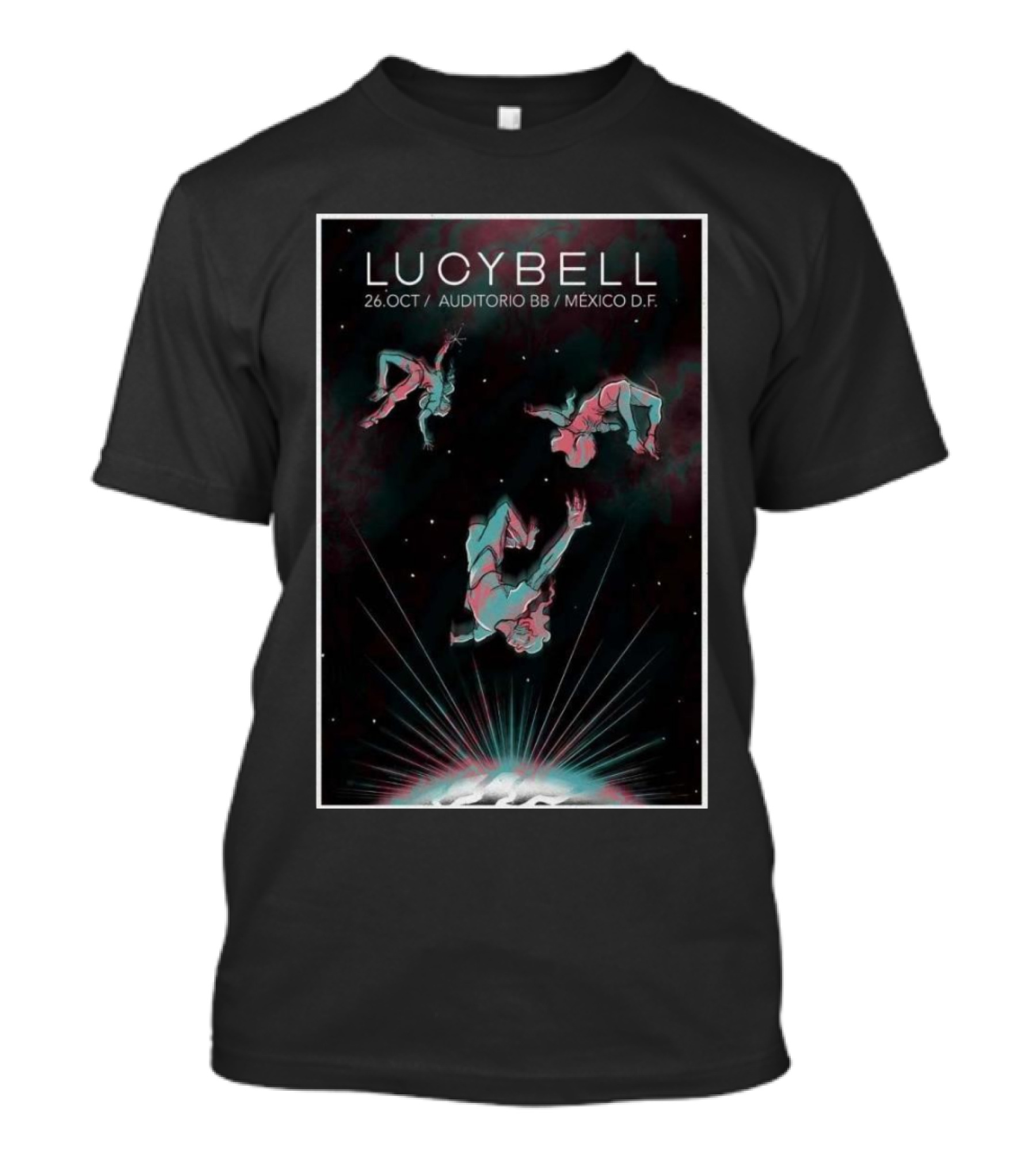 Lucybell 26.OCT Auditorio BB Mexico D.F. Event T-Shirt