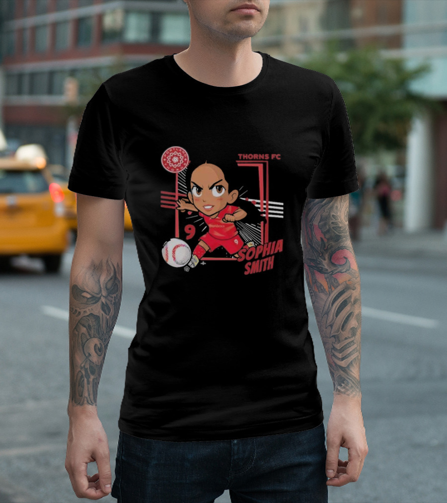Sophia Smith #9 Portland Thorns FC Chibi Stadium Essentials T-Shirt