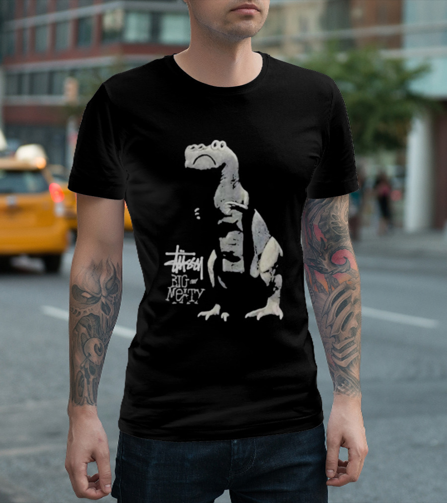 Stussy Big and Meaty Dinosaur T-Shirt