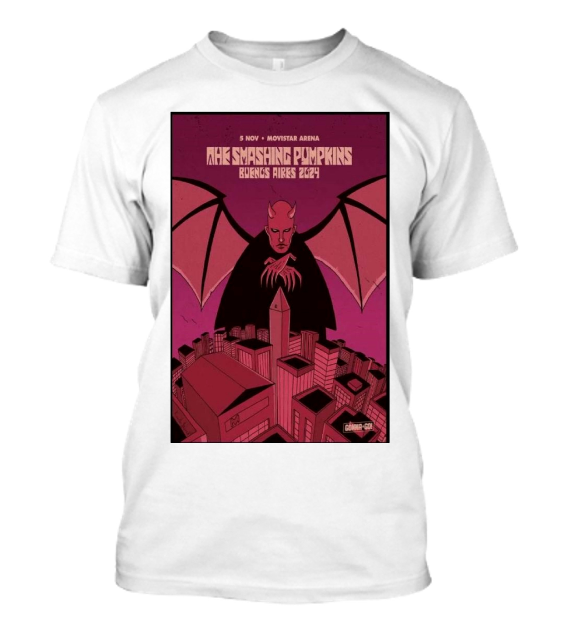 5 Nov Movistar Arena The Smashing Pumpkins Buenos Aires T-Shirt