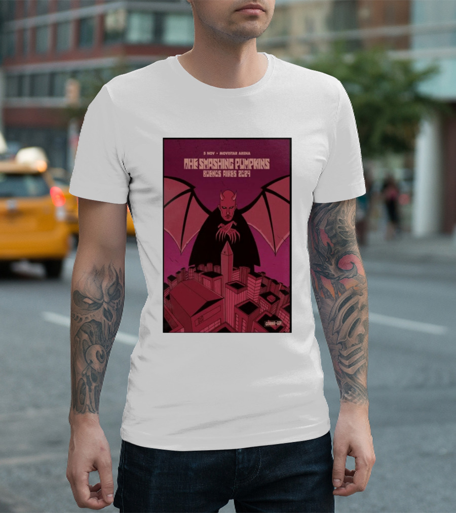 5 Nov Movistar Arena The Smashing Pumpkins Buenos Aires T-Shirt