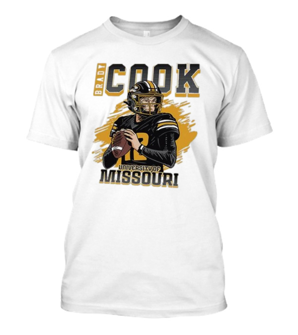 Brady Cook University Of Missouri Football Player T-Shirt
