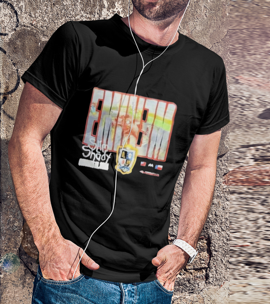 EMINEM Slim Shady Circuit Of The Americas F1 Racing Shield T-Shirt