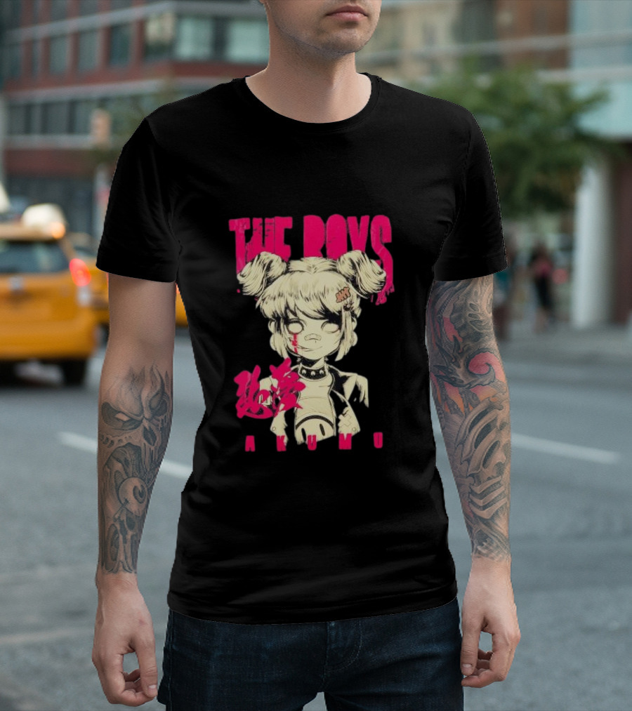 The Boys Akumu Glow in the Dark Em-J Manga Style Girl T-Shirt