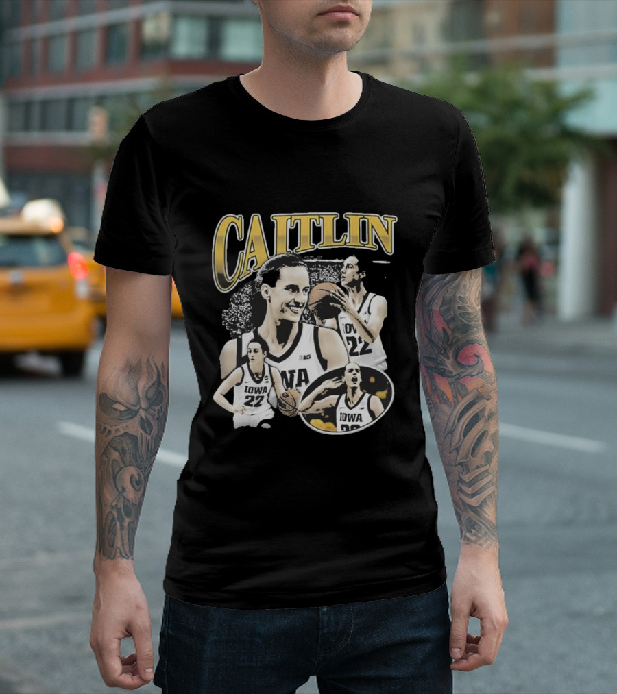 Caitlin Clark Iowa Hawkeyes Basketball Player 22 T-Shirt