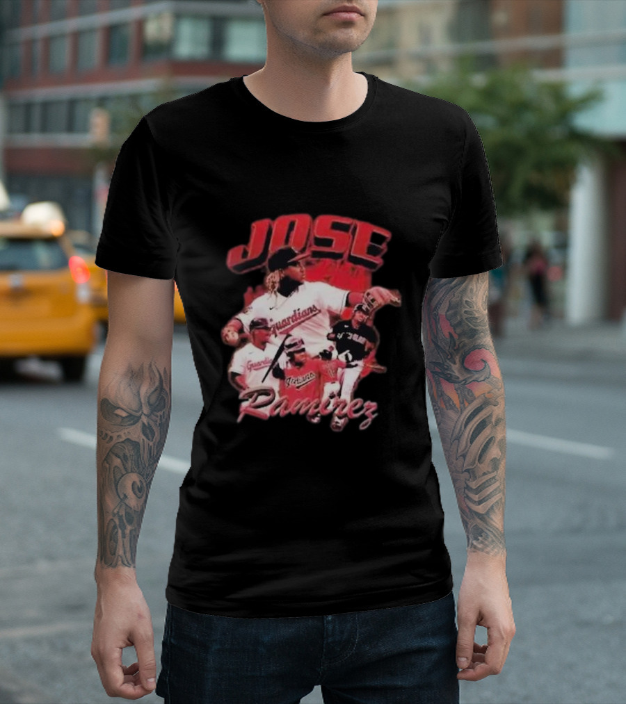 Jose Ramirez Guardians Indians Cleveland T-Shirt
