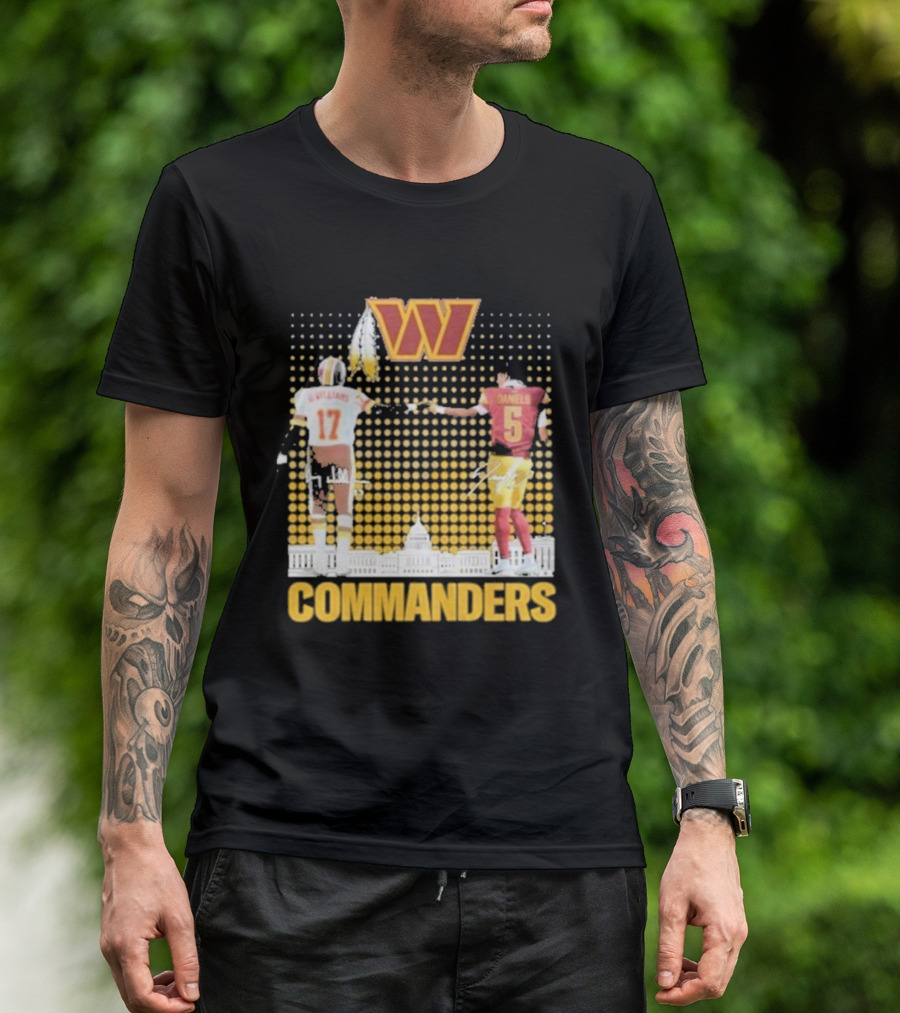 Williams Daniels Commanders Washington Football Legacy T-Shirt