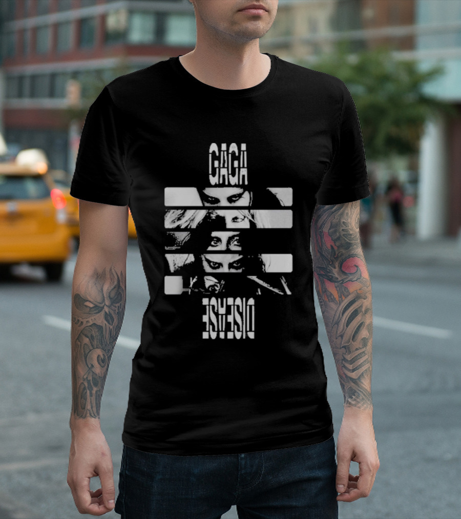 Gaga Disease Monochrome Eyes T-Shirt