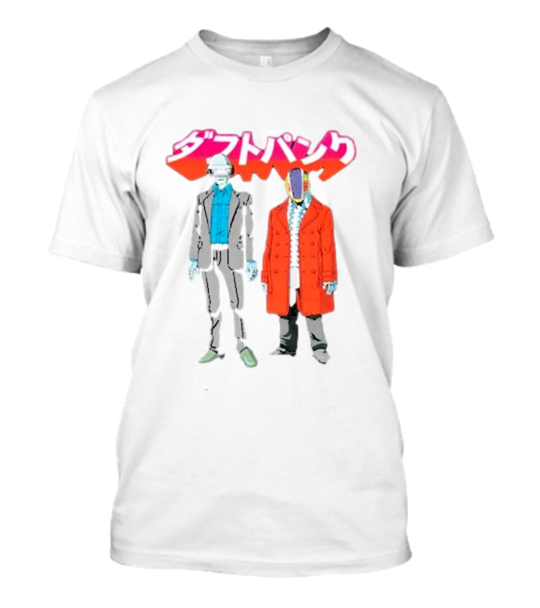 Daft Punk Anime Style Characters T-Shirt
