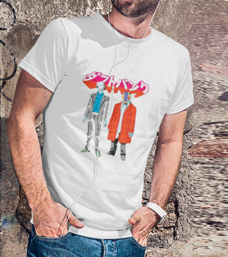 Daft Punk Anime Style Characters T-Shirt