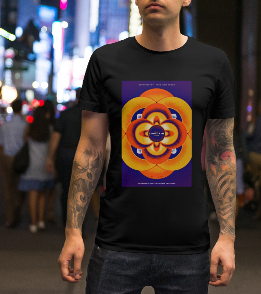 L’Eclair November 1 2024 Foro Indie Rocks Mexico City November 2 Hipnosis Festival T-Shirt