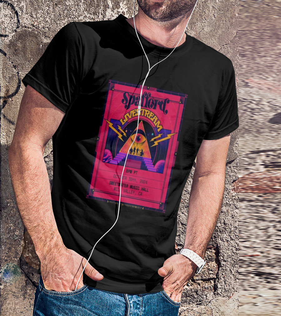 Spafford Livestream Sweetwater Music Hall Oct 30 2024 Mill Valley CA 8PM PT T-Shirt