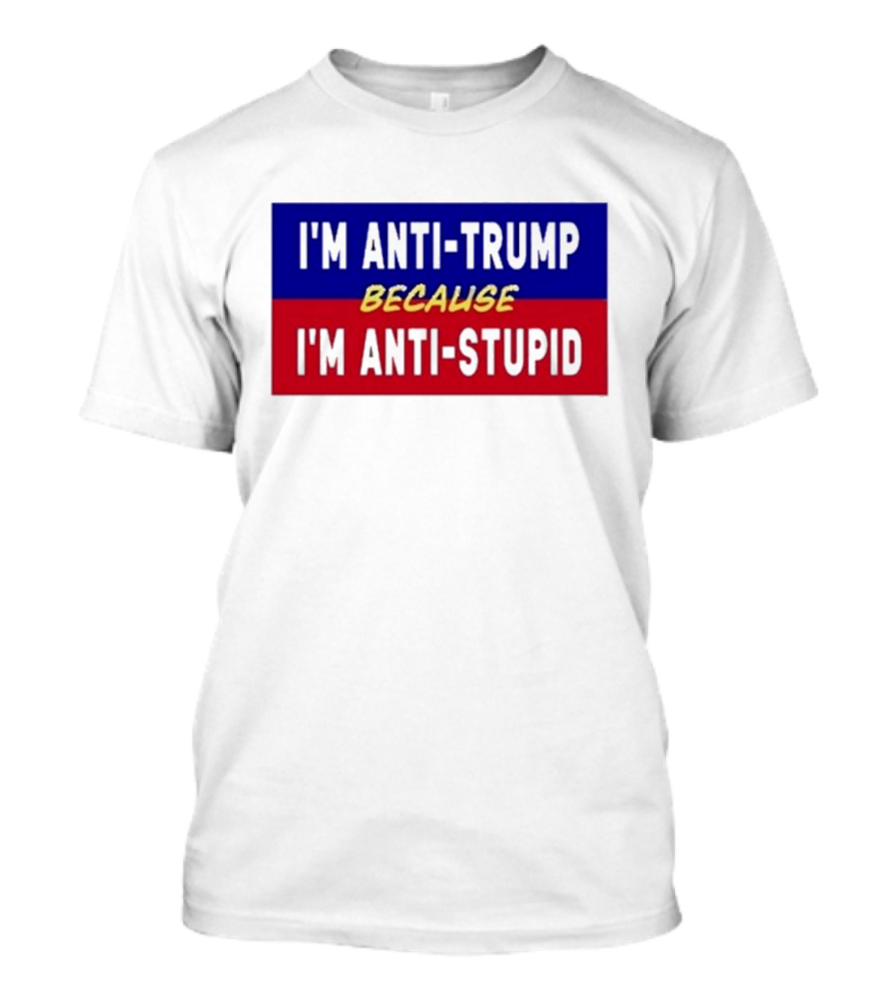 I'm Anti-Trump Because I'm Anti-Stupid Lakota Man T-Shirt