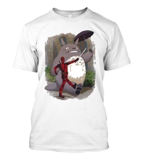 My Neighbor Totoro Deadpool Umbrella Adventure T-Shirt