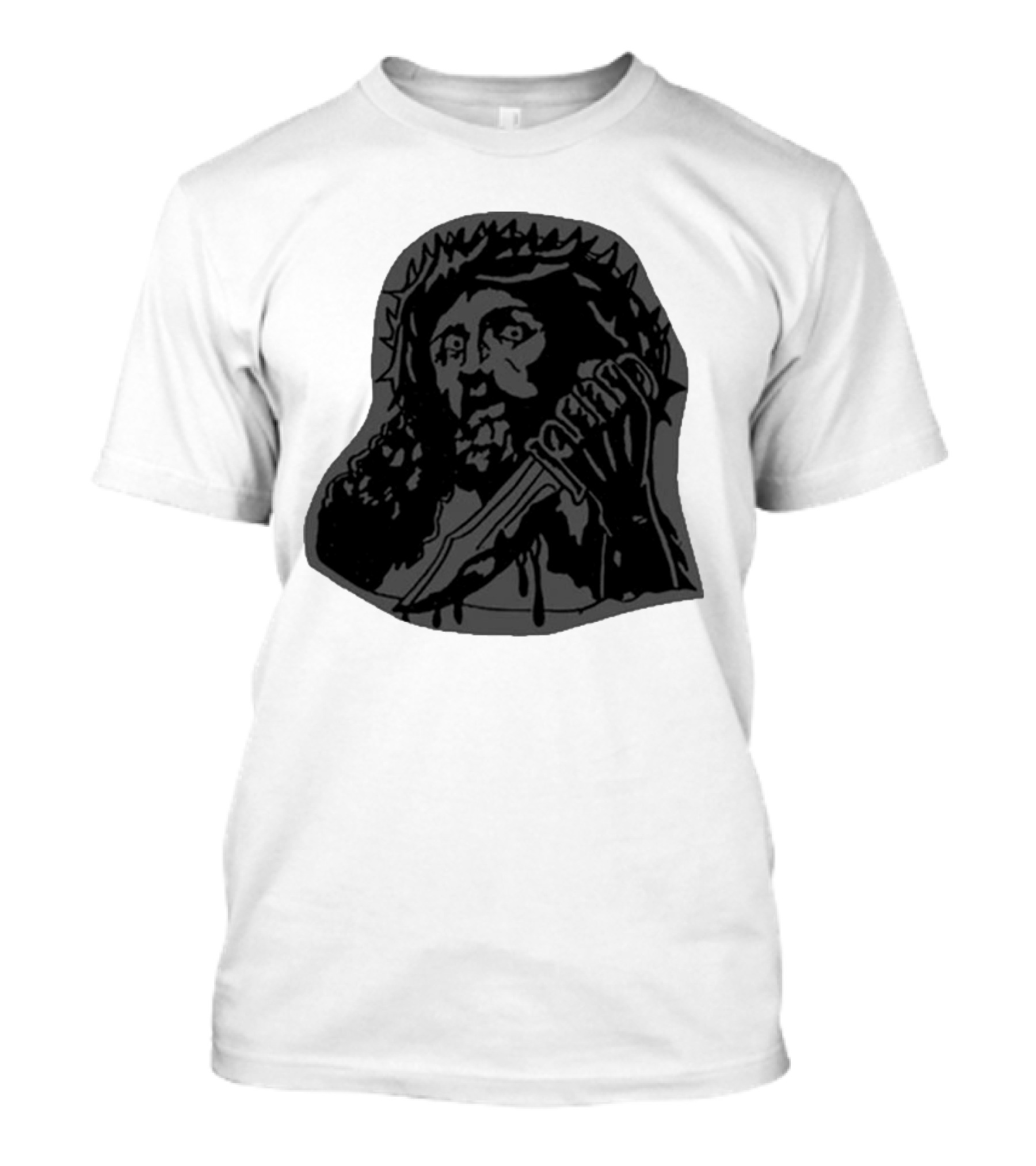Section8la Jesus Kills Black And White Sword T-Shirt