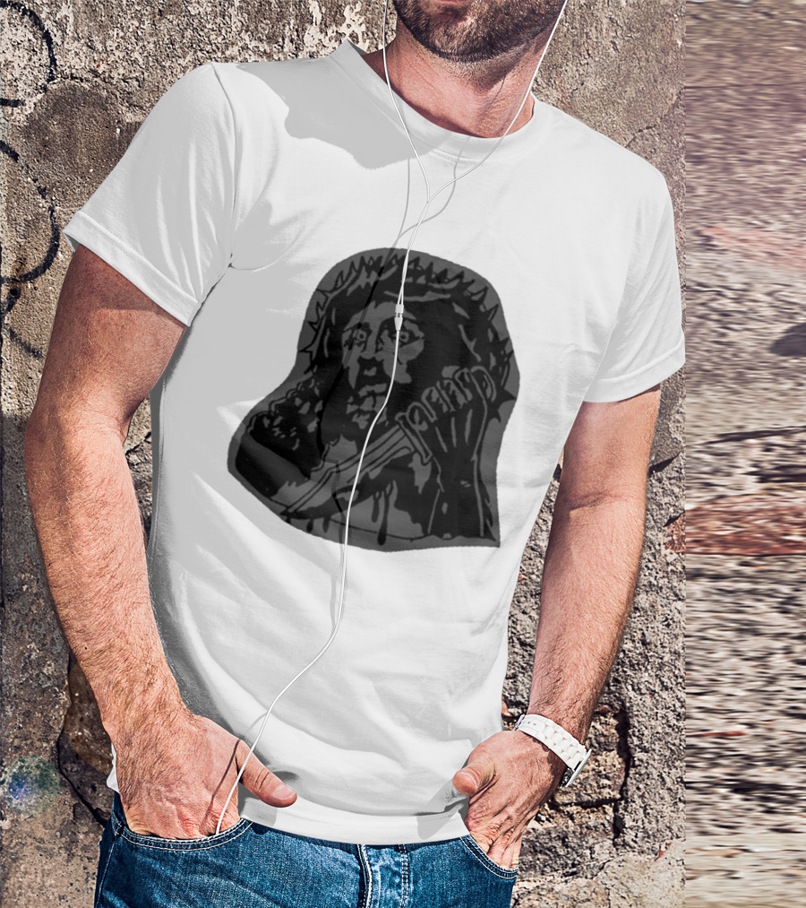 Section8la Jesus Kills Black And White Sword T-Shirt