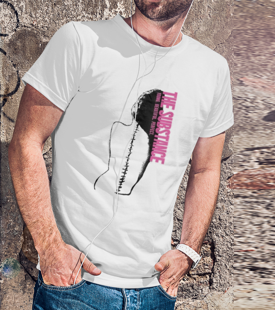 THE SUBSTANCE Young Beautiful Perfect Spine T-Shirt