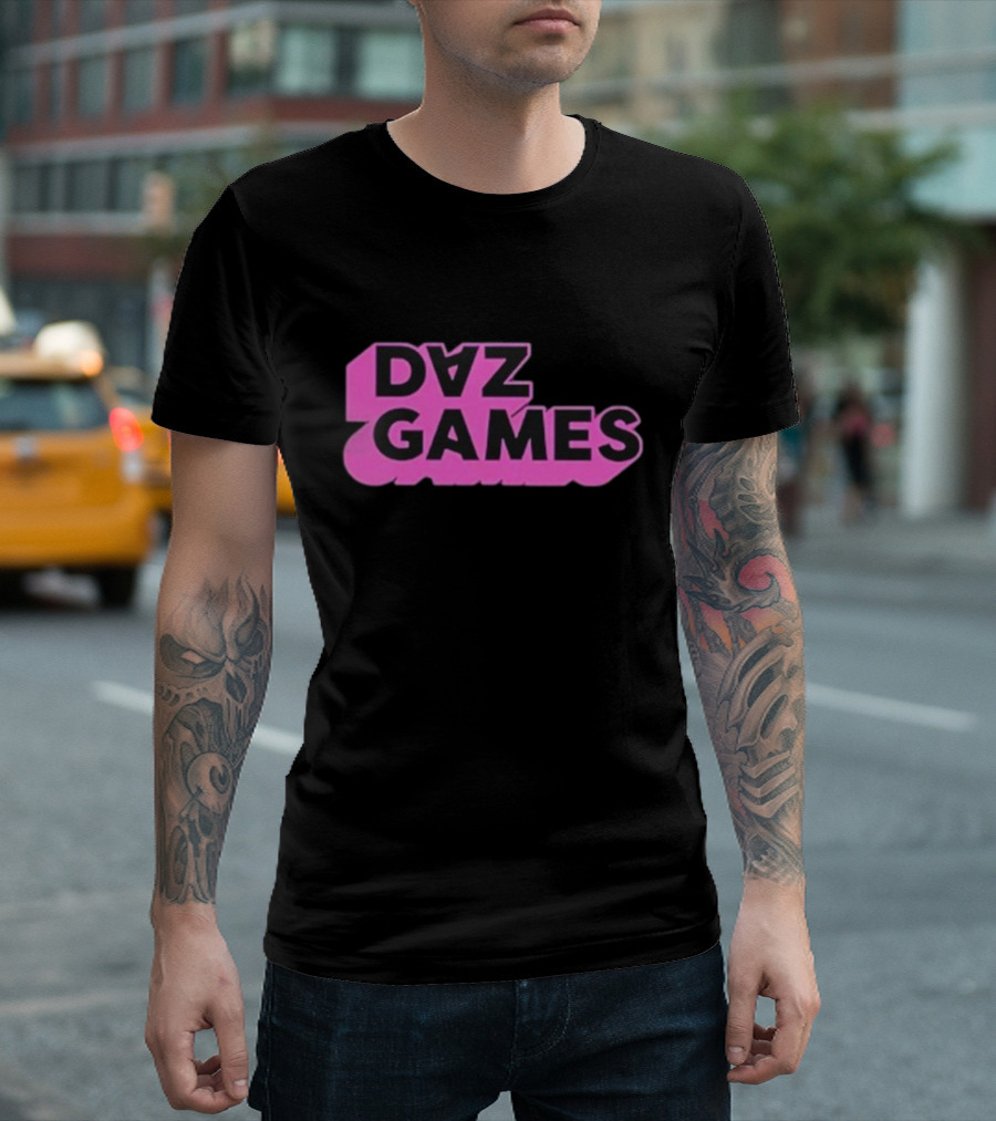 Daz Games Black Pink T-Shirt