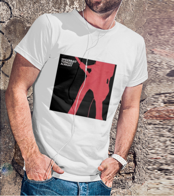 Spiderbait Tonight Alright Red Guitar T-Shirt