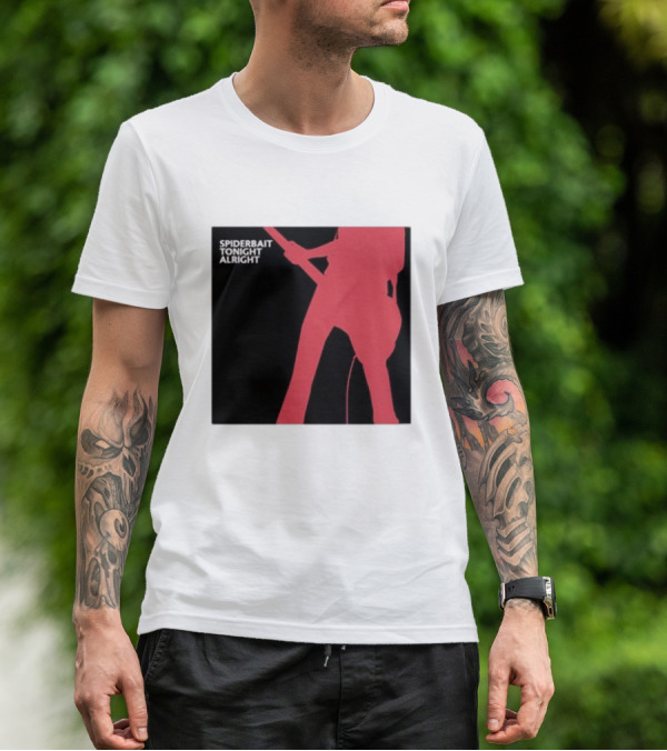 Spiderbait Tonight Alright Red Guitar T-Shirt