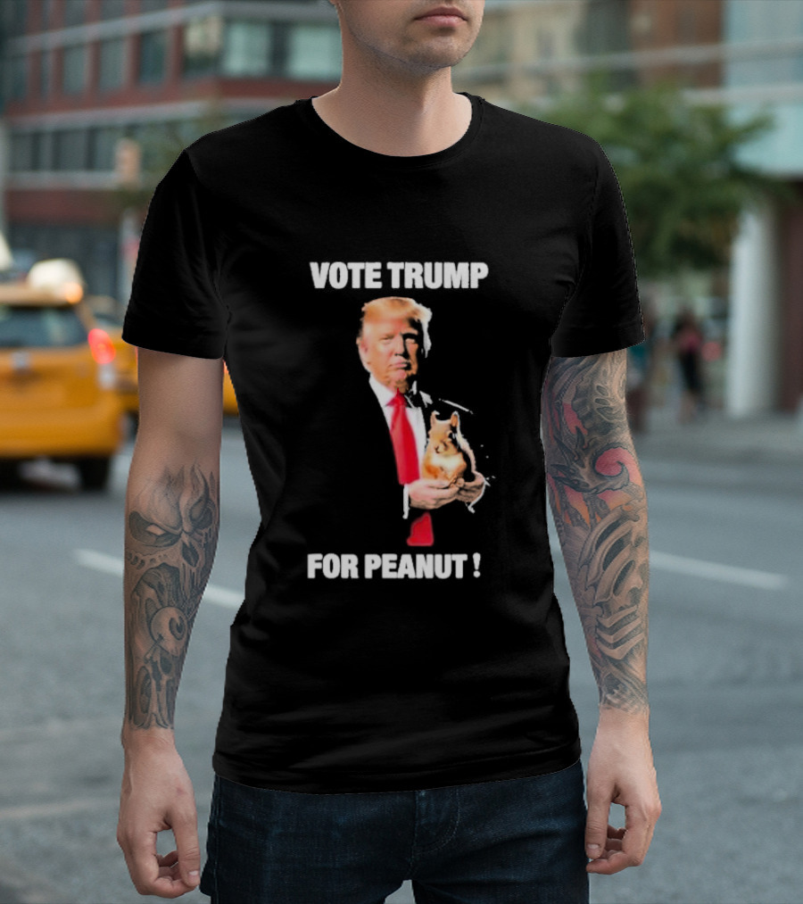 VOTE TRUMP FOR PEANUT 2024 SQUIRREL T-Shirt