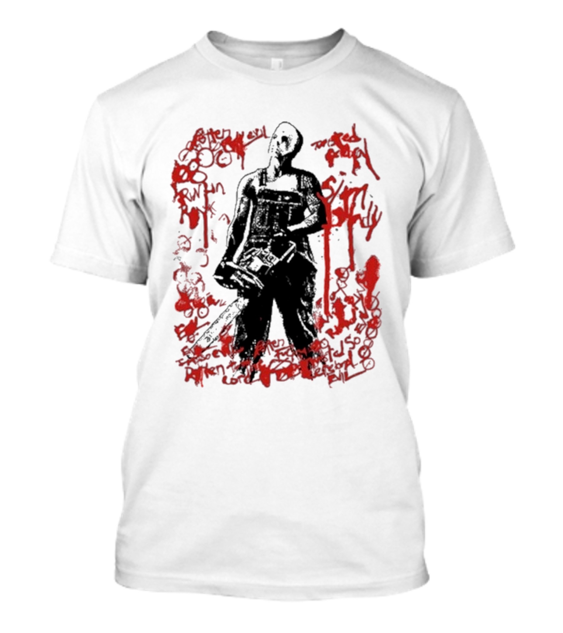 Eminem Tdoss Blood Scrawl Tormented Slim Shady Chainsaw Urban Chaos T-Shirt