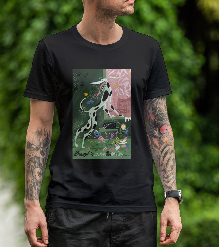 Khruangbin L’Olympia Paris Oct 4-5 2024 Show T-Shirt