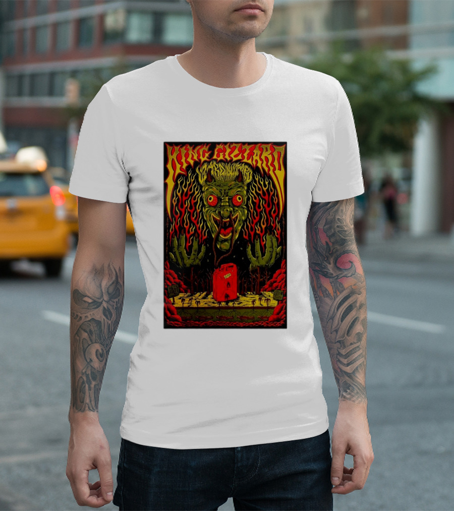 King Gizzard Vina Robles Amphitheatre Paso Robles CA Nov 3 2024 Tour Monster T-Shirt
