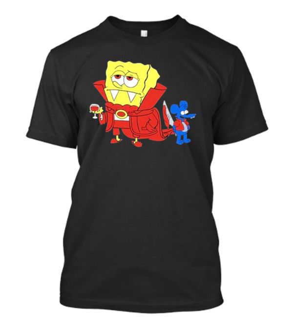 Double’S Bobsferatu SpongeBob Vampire Simpsons Möbius T-Shirt