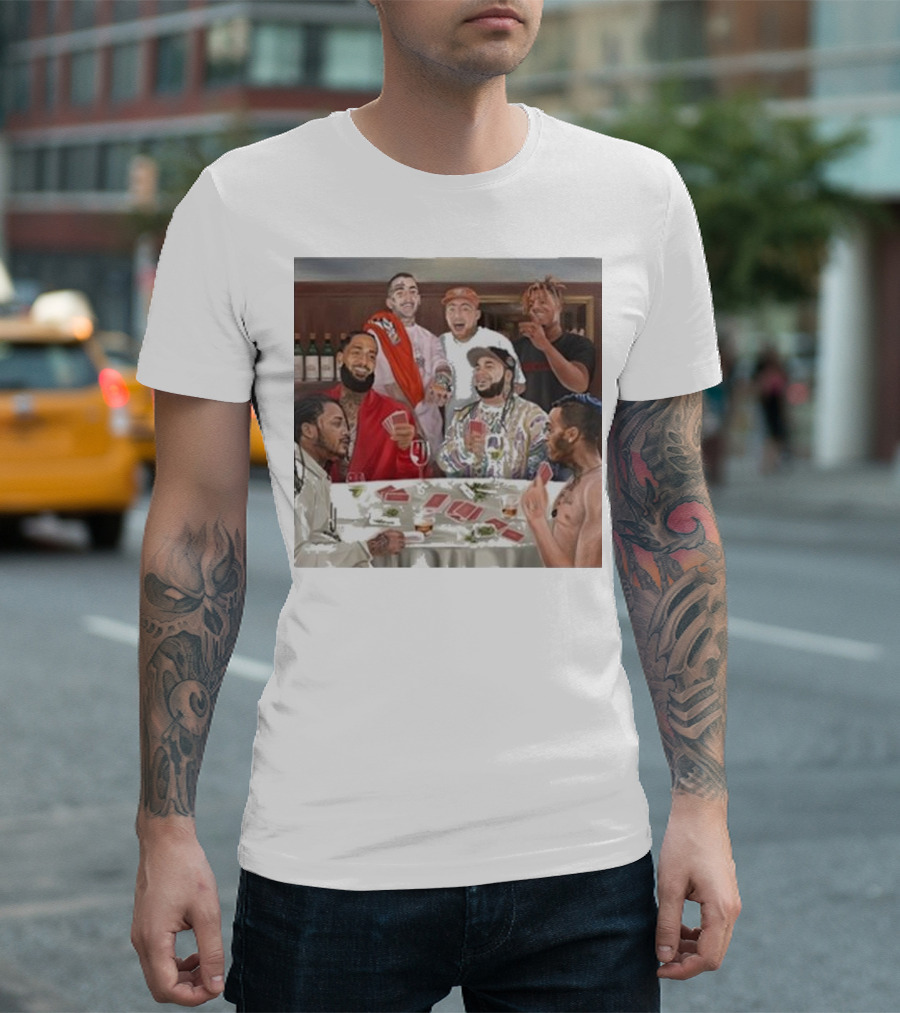 A$AP Drake RIP Rapper Legends Never Die Juice WRLD Poker Gathering T-Shirt
