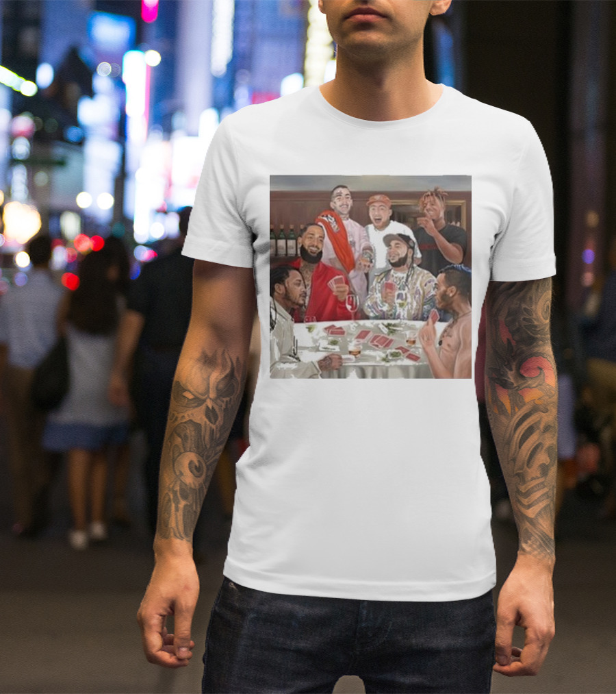A$AP Drake RIP Rapper Legends Never Die Juice WRLD Poker Gathering T-Shirt