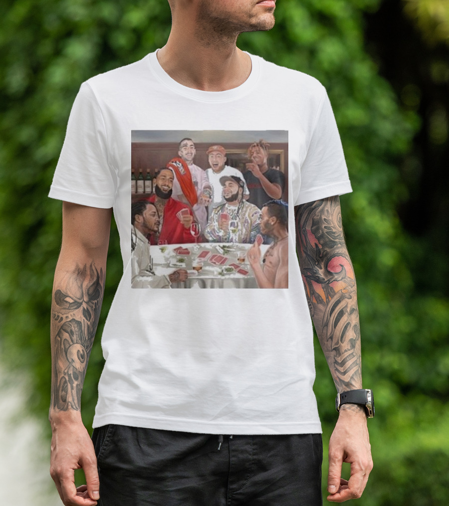 A$AP Drake RIP Rapper Legends Never Die Juice WRLD Poker Gathering T-Shirt