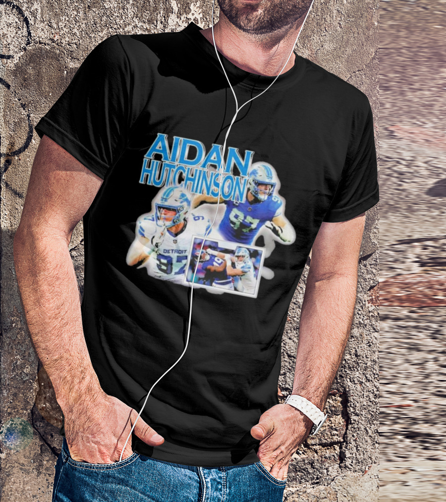 Aidan Hutchinson Detroit Football Highlights T-Shirt