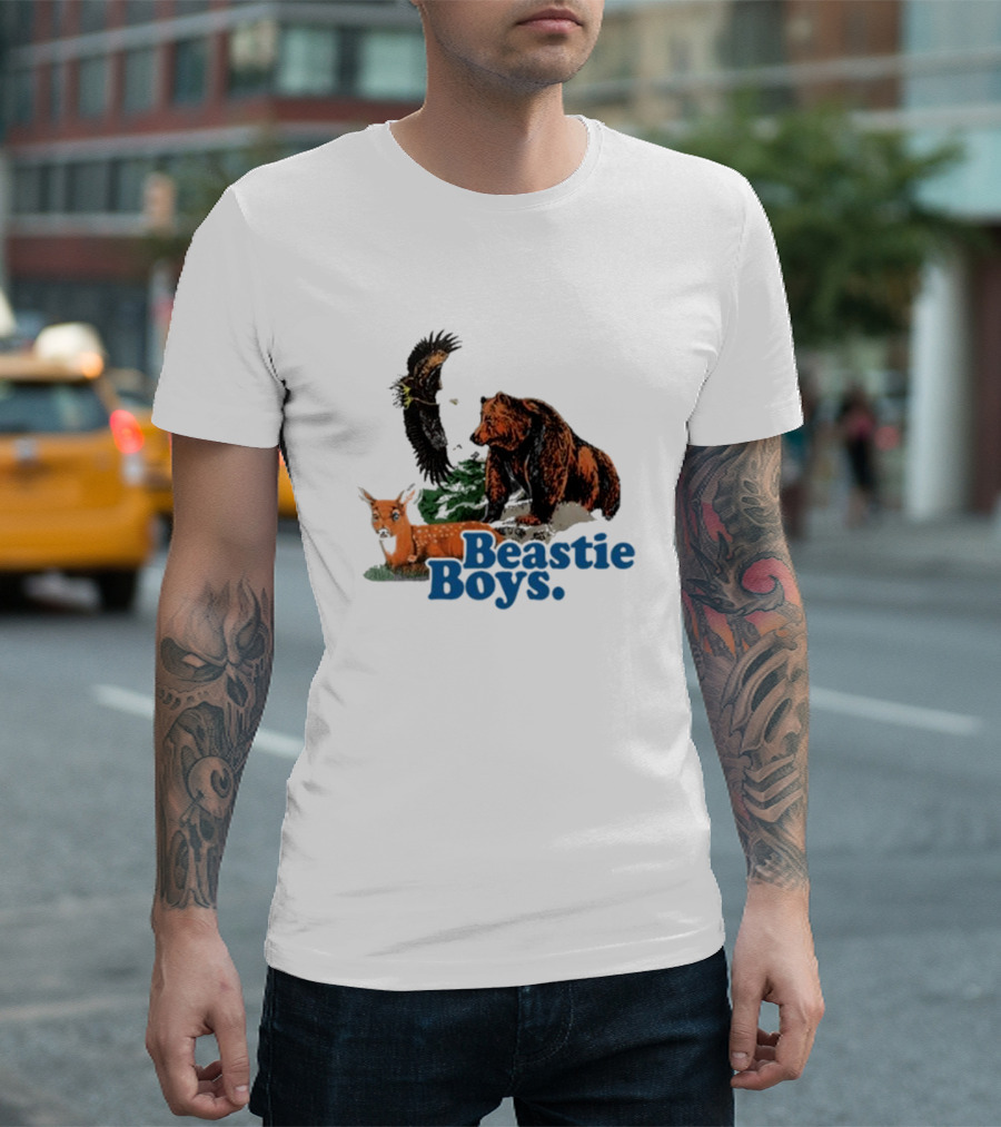 Beastie Boys Animal Bear Eagle Deer T-Shirt