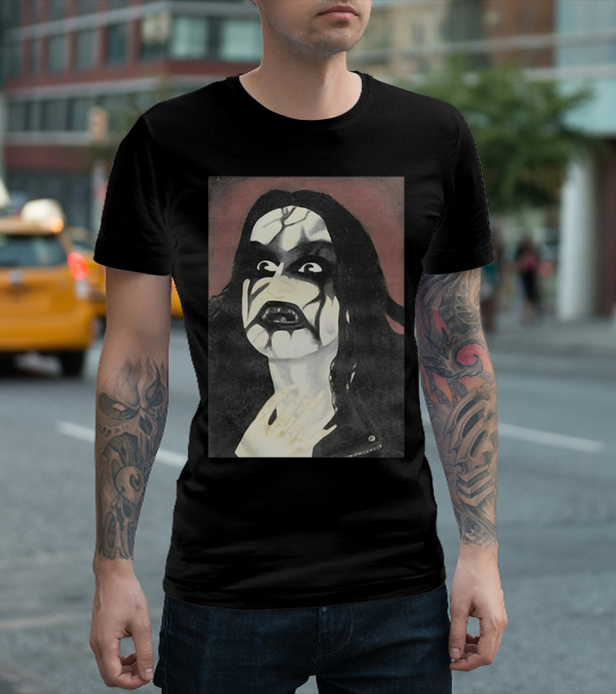 Vi Sonus Veris Nigrae Malitiaes Abruptum It Painting Black Metal Corpse Paint T-Shirt