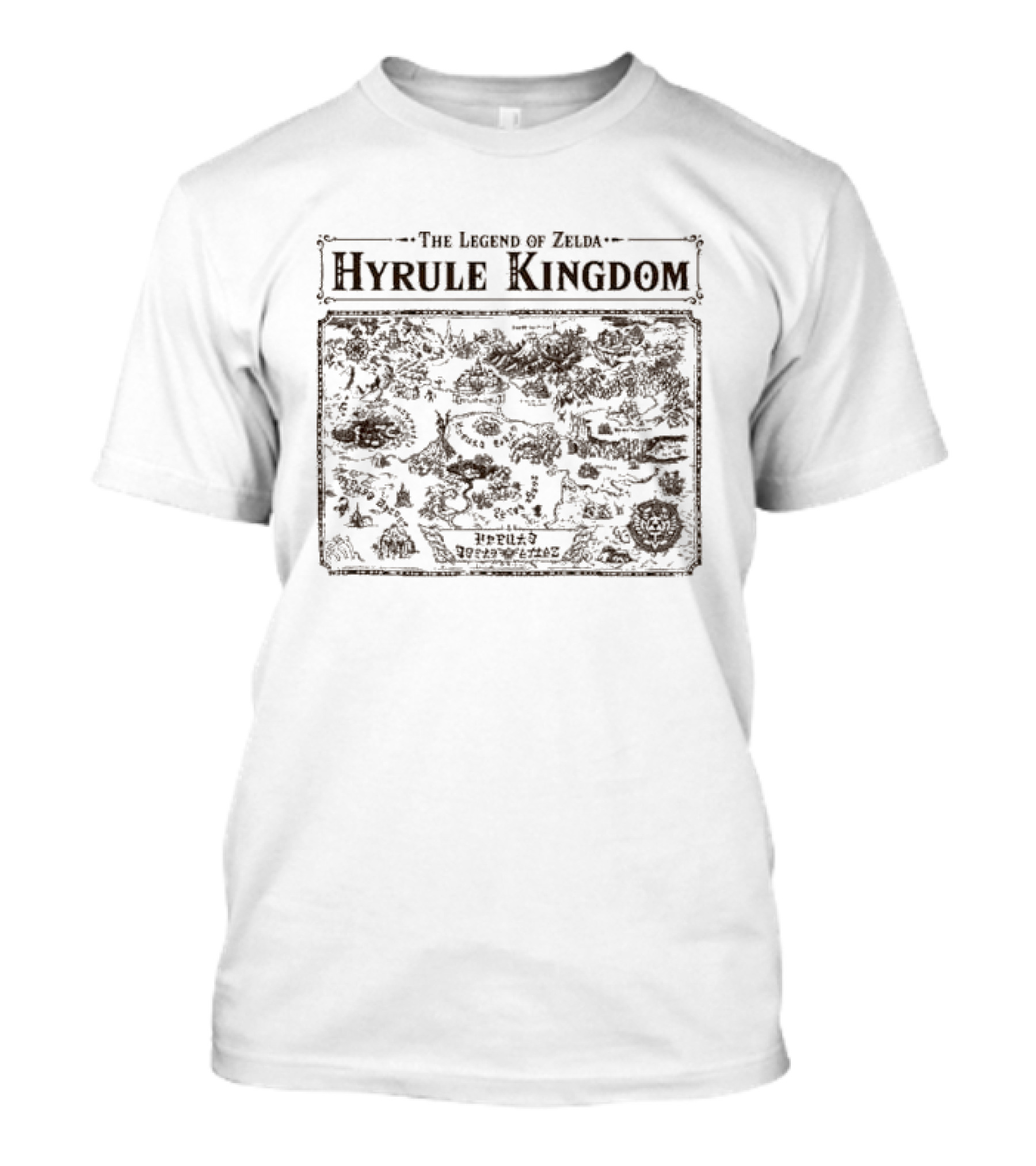 The Legend Of Zelda Hyrule Kingdom Map T-Shirt