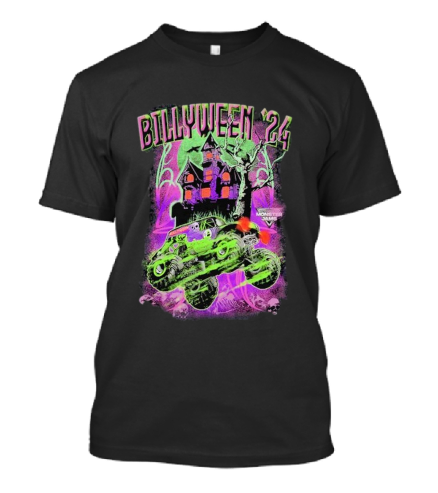 Billyween '24 Haunted Monster Jams Monsterfest T-Shirt