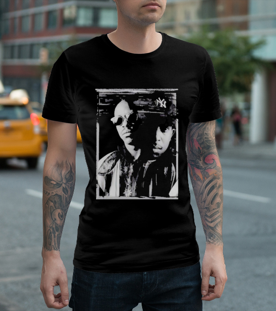 OOTBY Fifth Anniversary Gang Starr Iconic Duo Masked Faces T-Shirt