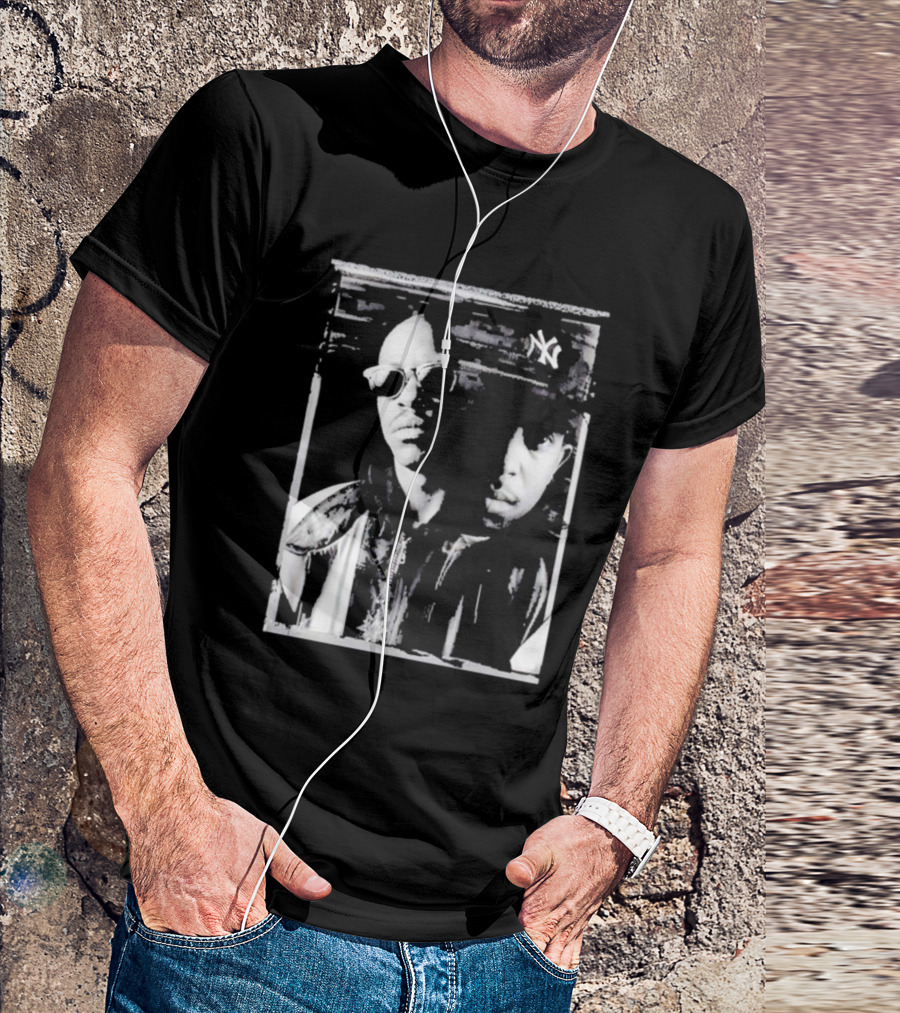 OOTBY Fifth Anniversary Gang Starr Iconic Duo Masked Faces T-Shirt